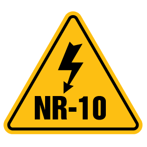 Simbolo da norma relamentadora 10, aplicado a ferramentas tras e necessidade dos ensaios periódicos em manter aprovado o testes de isolação de alicates e ferramentas isolantes.
