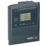 Imagem de um relé de proteção da marca schneider modelo Sepam que tem a finalidade de proteger a instalação contra falhas de curto circuito e sobrecarga.